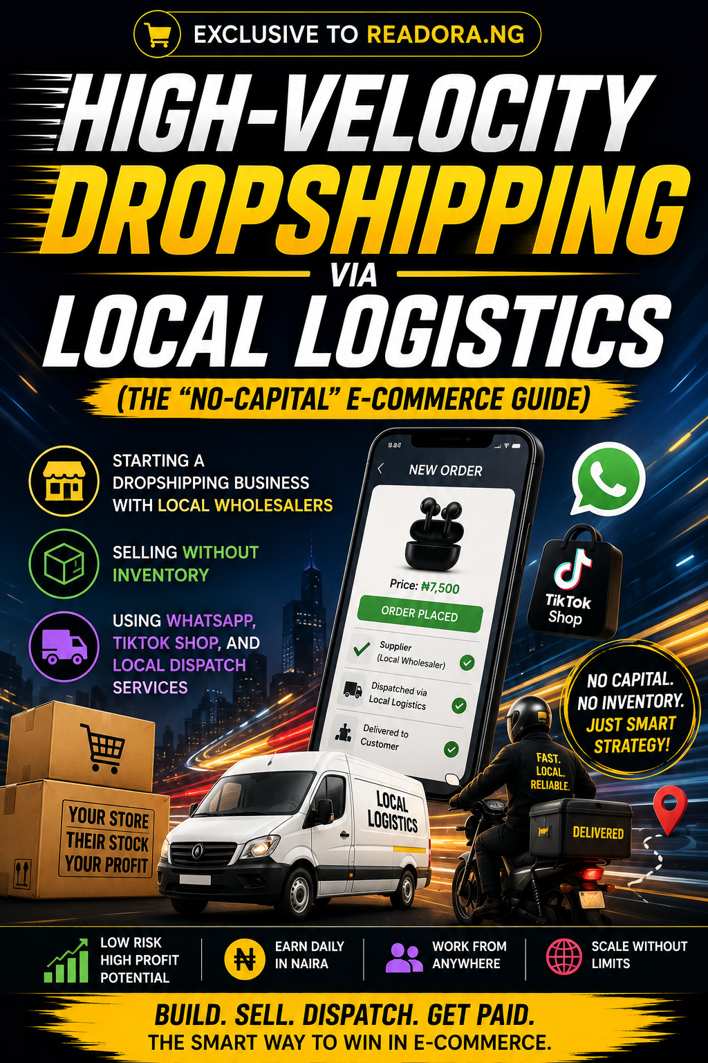 HIGH-VELOCITY DROPSHIPPING VIA LOCAL LOGISTICS